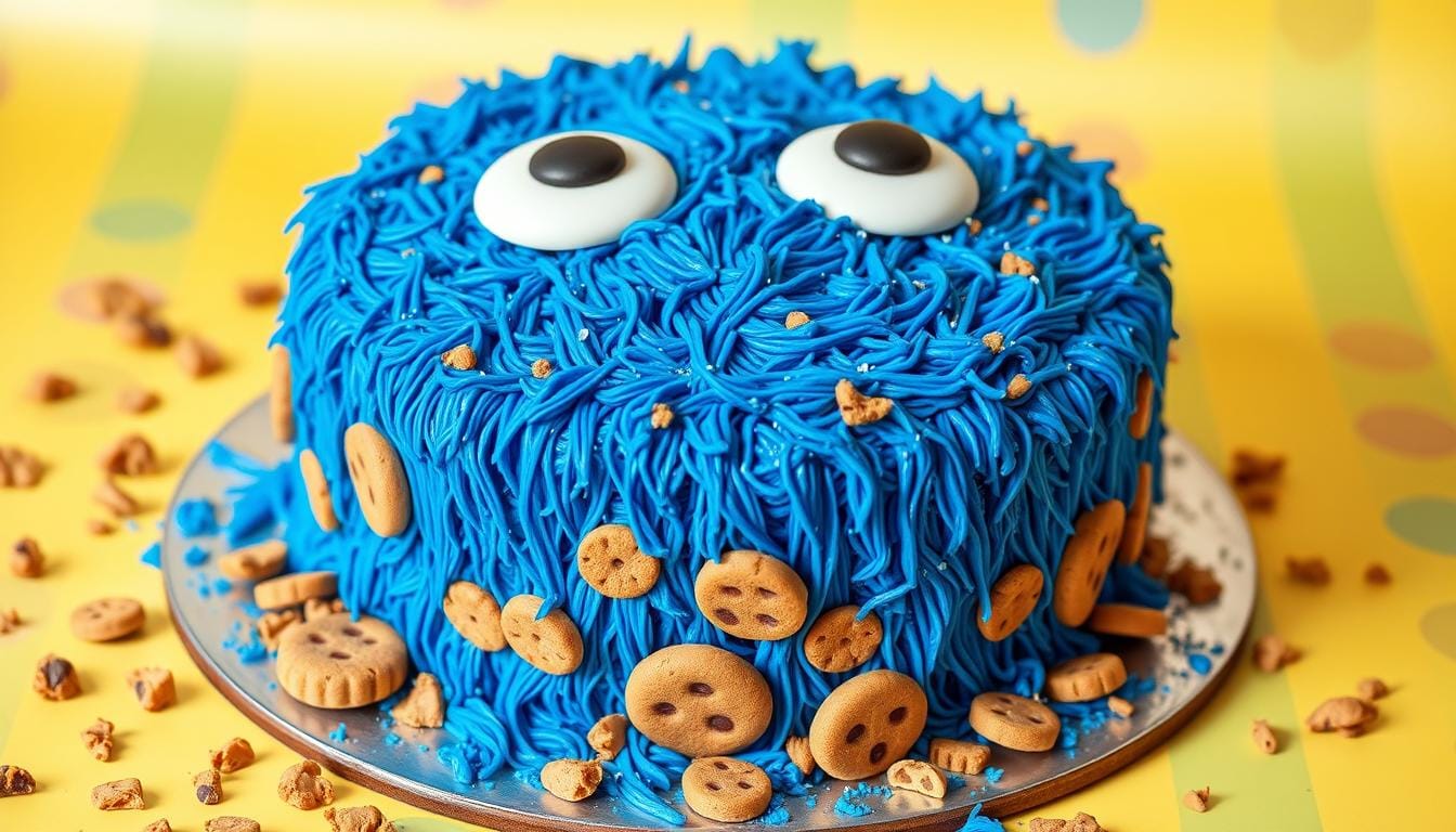 Cookie Monster Birthday Cake: A Sweet Celebration!