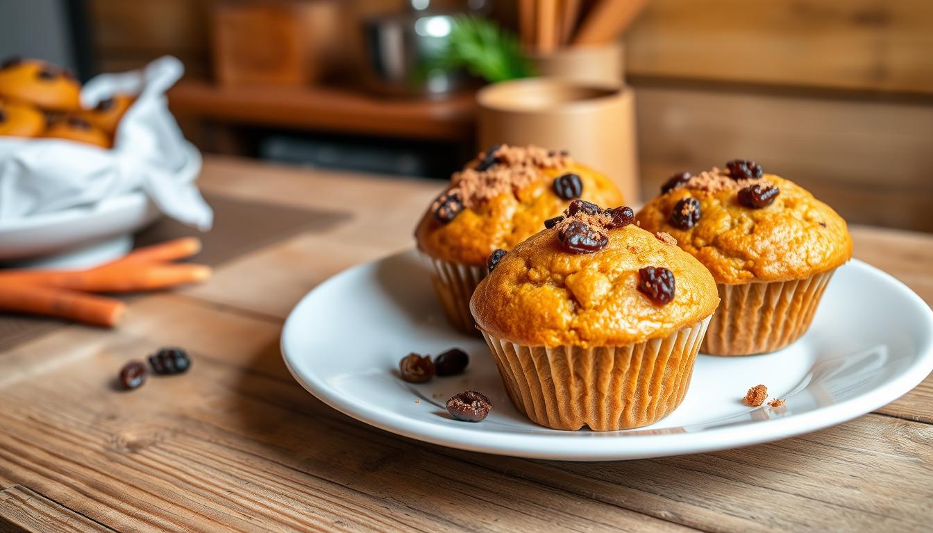 Puffy Muffin Carrot Raisin Muffin Recipe