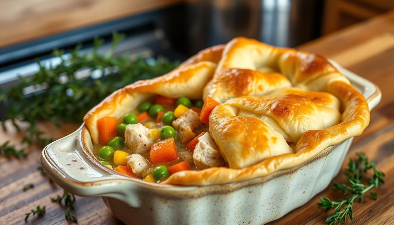 Flaky Crescent Roll Pot Pie: Comfort Food Redefined