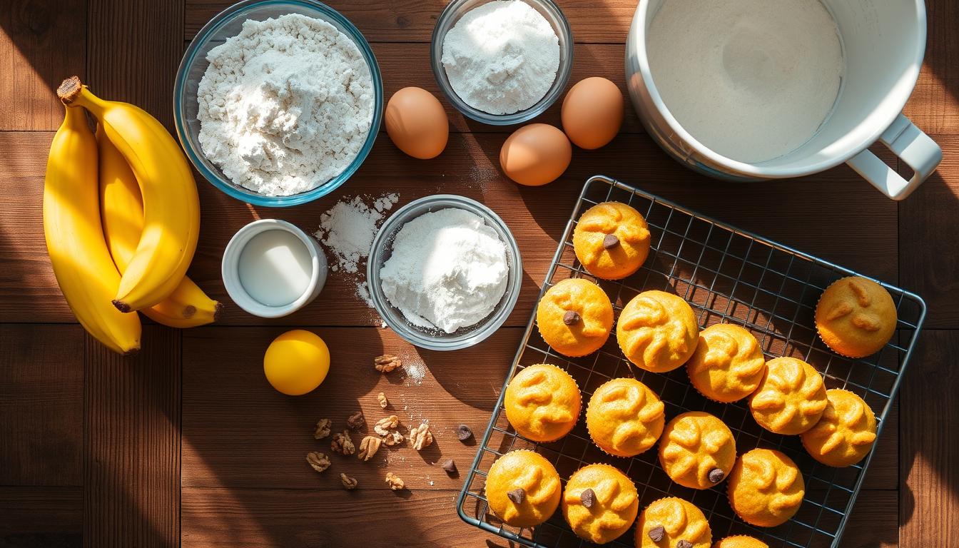 Quick and Easy Mini Banana Muffins