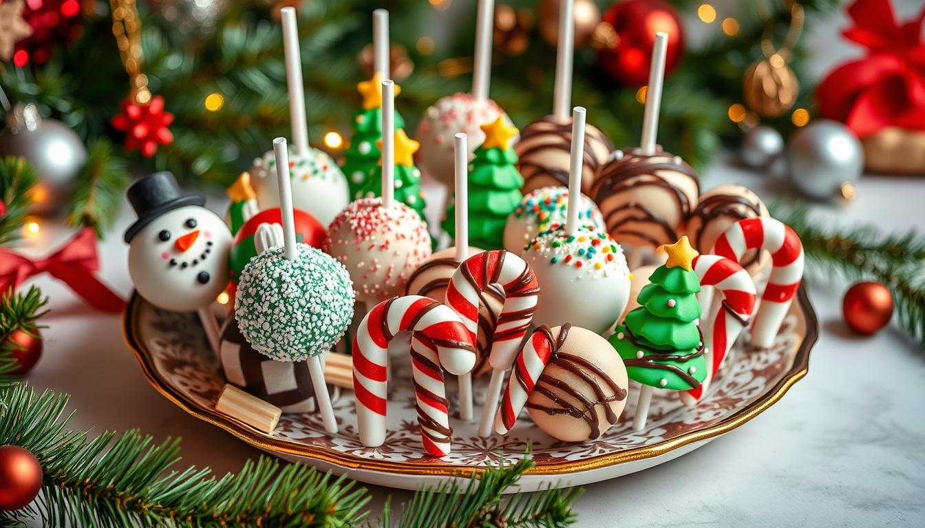 Jingle All the Way with Christmas Cake Pops